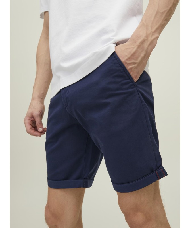 JACK & JONES ΑΝΔΡΙΚΗ ΒΕΡΜΟΥΔΑ ΥΦΑΣΜΑΤΙΝΗ - 2