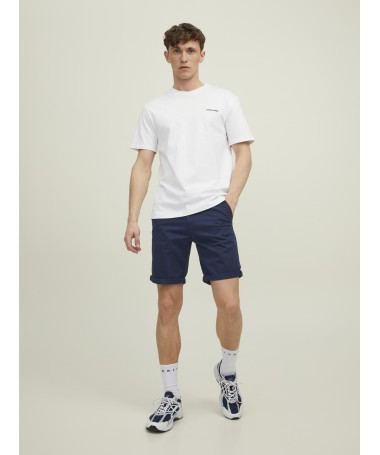JACK & JONES ΑΝΔΡΙΚΗ ΒΕΡΜΟΥΔΑ ΥΦΑΣΜΑΤΙΝΗ - 1