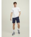 JACK & JONES ΑΝΔΡΙΚΗ ΒΕΡΜΟΥΔΑ ΥΦΑΣΜΑΤΙΝΗ - 1