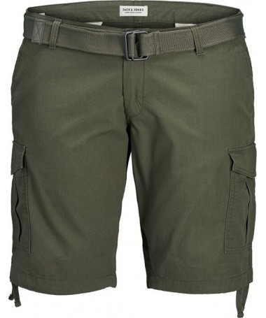 JACK AND JONES KHAKI SHORTS - 1