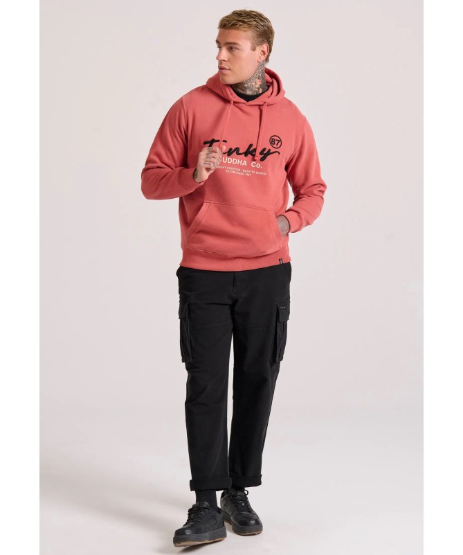 Funky Buddha Relaxed fit φούτερ με κέντημα στο στήθος. - 7