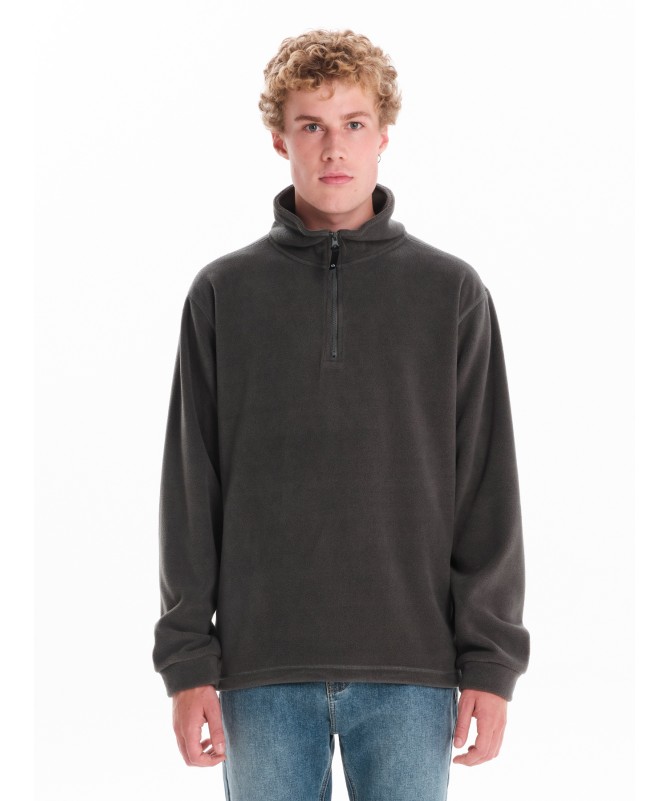 EMERSON ΑΝΔΡΙΚΟ FLEECE ΜΕ ΑΝΟΙΓΜΑ ΦΕΡΜΟΥΑΡ ΜΕΧΡΙ ΤΟ ΣΤΗΘΟΣ - 4
