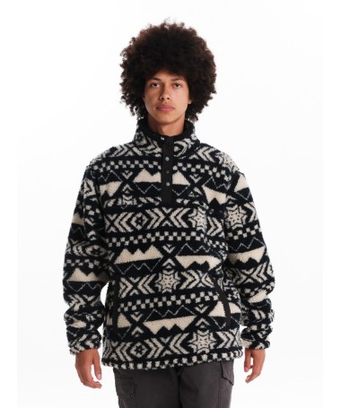EMERSON ΑΝΔΡΙΚΟ FLEECE ΜΕ ΑΝΟΙΓΜΑ ΦΕΡΜΟΥΑΡ ΜΕΧΡΙ ΤΟ ΣΤΗΘΟΣ - 1