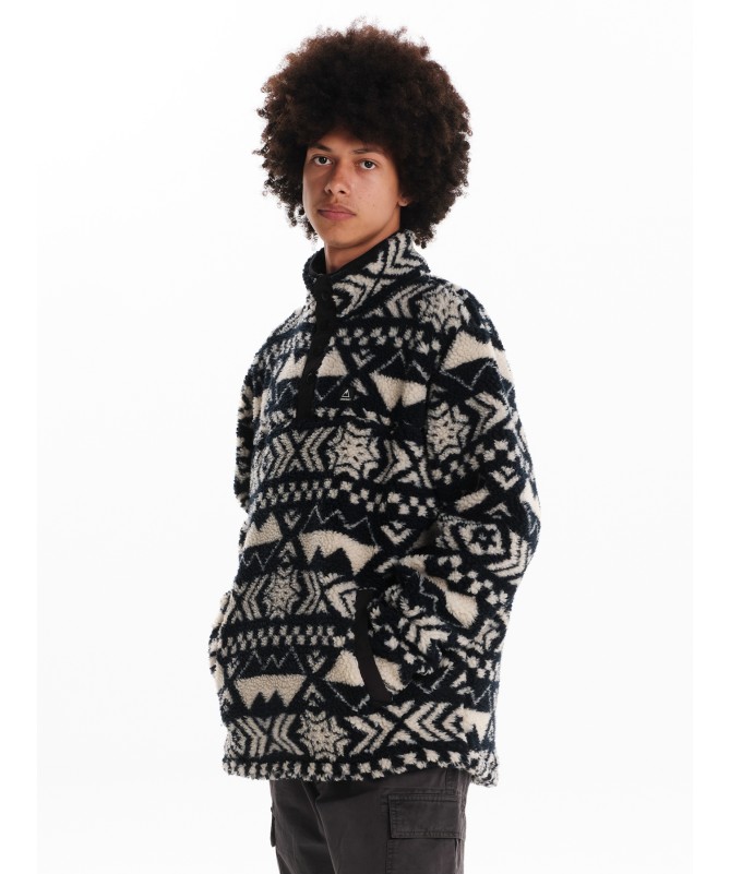 EMERSON ΑΝΔΡΙΚΟ FLEECE ΜΕ ΑΝΟΙΓΜΑ ΦΕΡΜΟΥΑΡ ΜΕΧΡΙ ΤΟ ΣΤΗΘΟΣ - 242.EM280.102 - 2