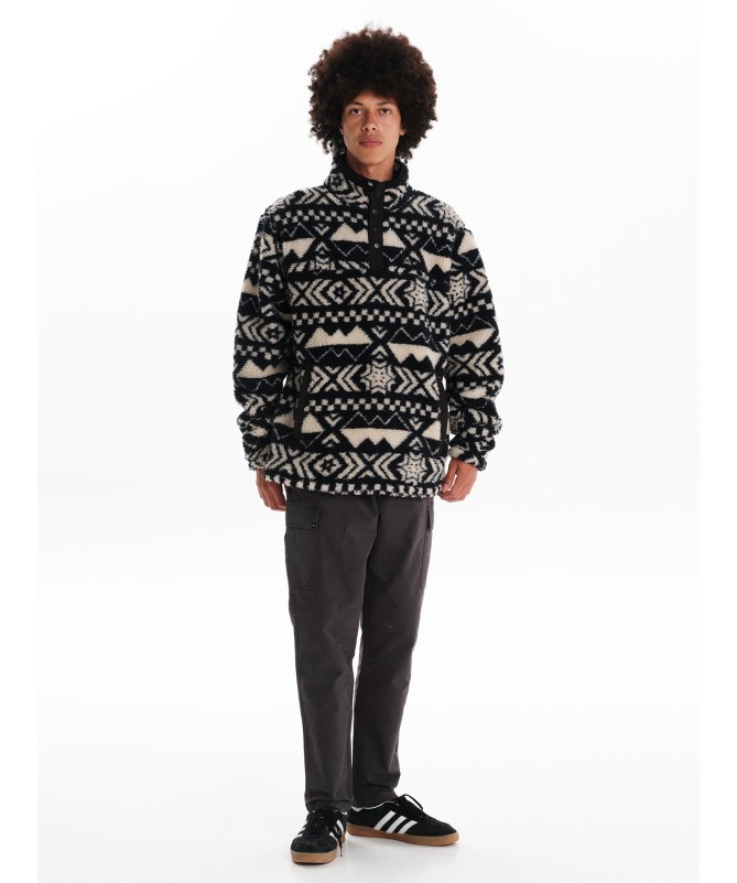 EMERSON ΑΝΔΡΙΚΟ FLEECE ΜΕ ΑΝΟΙΓΜΑ ΦΕΡΜΟΥΑΡ ΜΕΧΡΙ ΤΟ ΣΤΗΘΟΣ - 242.EM280.102 - 3