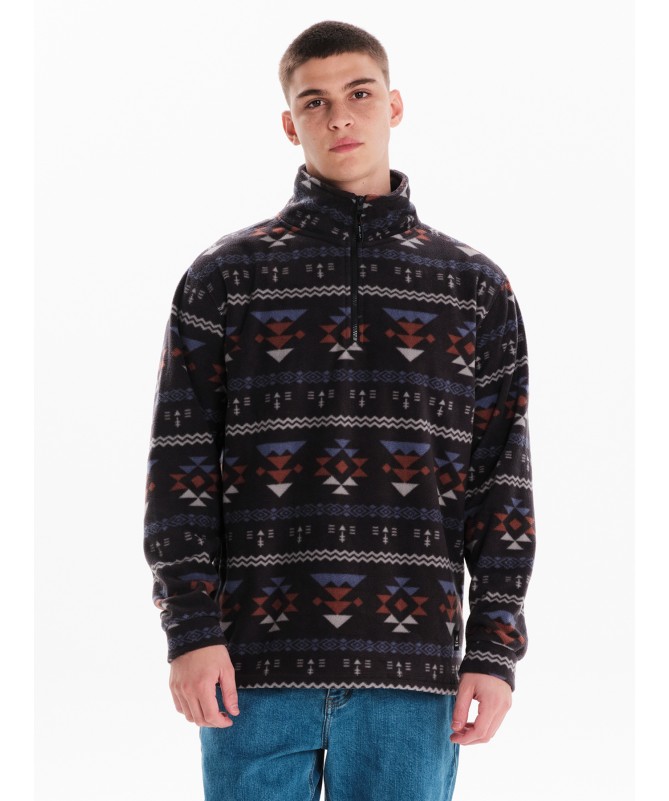 EMERSON ΑΝΔΡΙΚΟ FLEECE ΜΕ ΑΝΟΙΓΜΑ ΦΕΡΜΟΥΑΡ ΜΕΧΡΙ ΤΟ ΣΤΗΘΟΣ - 242.EM28.203 - 2