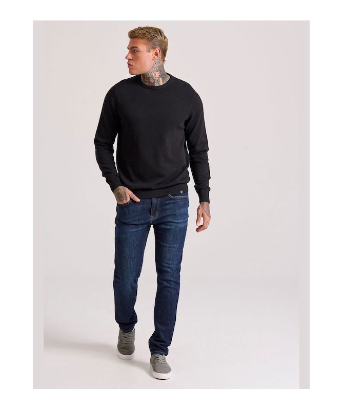 Funky Buddha ανδρικό πουλόβερ μονόχρωμο Regular Fit - 5