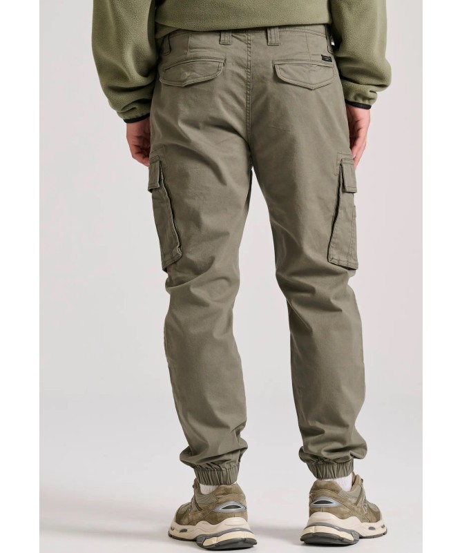 Funky Buddha Ανδρικό comfort cargo παντελόνι με cuffed τελείωμα. - FBM010-030-02 - 8