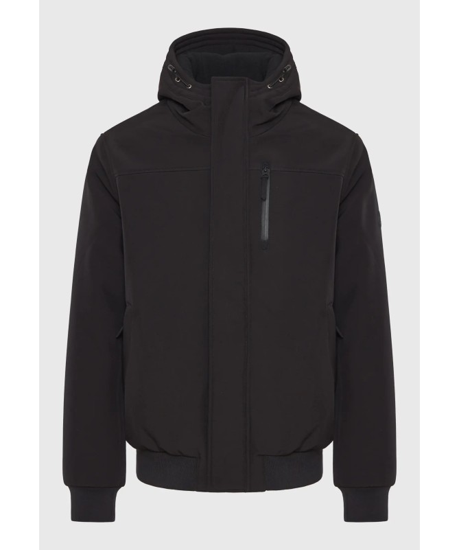 Funky Buddha Ανδρικό bomber μπουφάν με κουκούλα. - fbm010-020-01 - 1