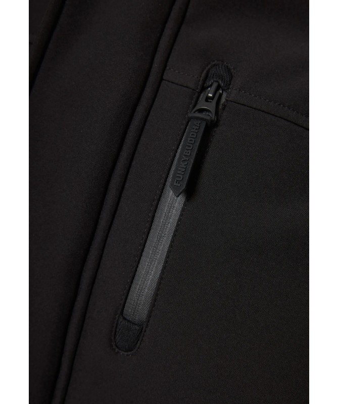 Funky Buddha Ανδρικό bomber μπουφάν με κουκούλα. - fbm010-020-01 - 4