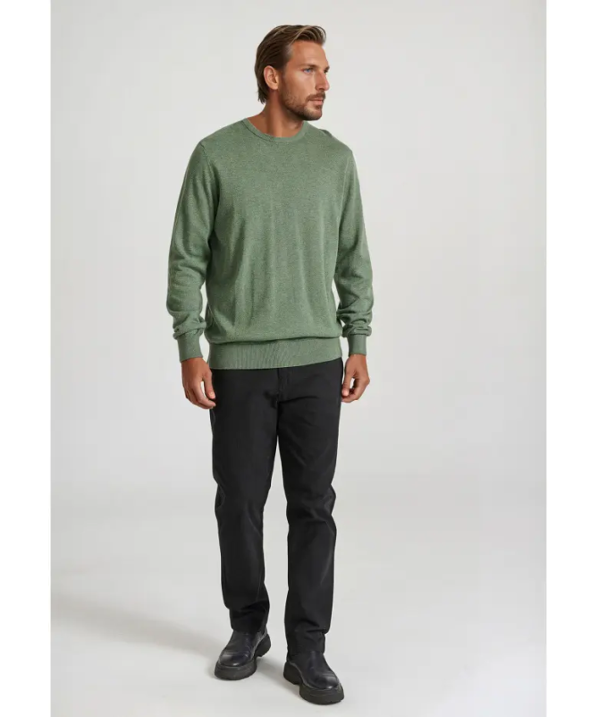 Funky Buddha ανδρικό πουλόβερ μονόχρωμο Regular Fit - 9