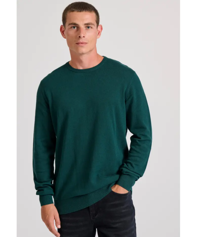 Funky Buddha ανδρικό πουλόβερ μονόχρωμο Regular Fit - 13