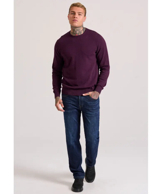 Funky Buddha ανδρικό πουλόβερ μονόχρωμο Regular Fit - 20