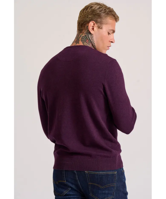 Funky Buddha ανδρικό πουλόβερ μονόχρωμο Regular Fit - 21
