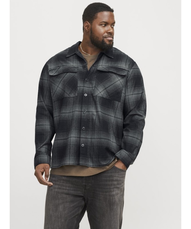 JACK AND JONES PLUS FIT ΚΑΡΟ ΠΟΥΚΑΜΙΣΟ - 1