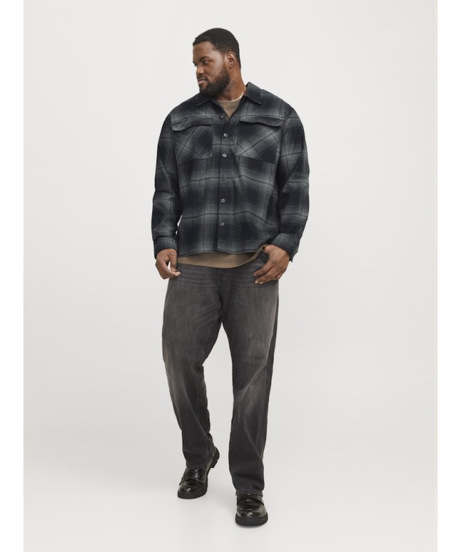 JACK AND JONES PLUS FIT ΚΑΡΟ ΠΟΥΚΑΜΙΣΟ - 2