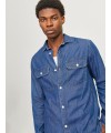 Jack And Jones Τζιν Πουκάμισο Ανδρικό - 2