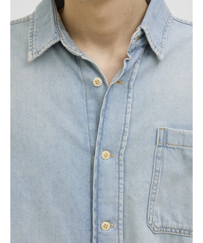 JACK AND JONES ΑΝΔΡΙΚΟ JEAN ΠΟΥΚΑΜΙΣΟ - 4
