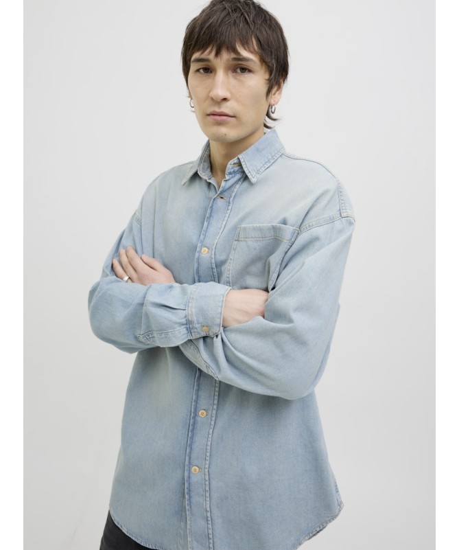JACK AND JONES ΑΝΔΡΙΚΟ JEAN ΠΟΥΚΑΜΙΣΟ - 3