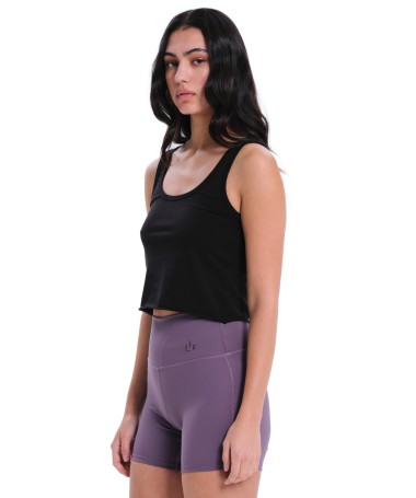 EMERSON SOLID WOMEN'S TANK CROP TOP - 1
