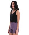 EMERSON SOLID WOMEN'S TANK CROP TOP - 1