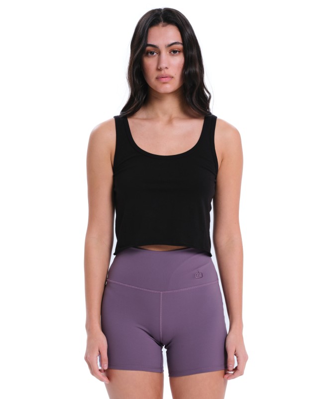 EMERSON SOLID WOMEN'S TANK CROP TOP - 2