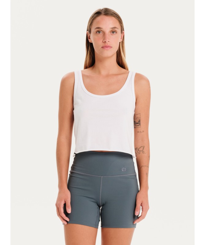 EMERSON SOLID WOMEN'S TANK CROP TOP - 5