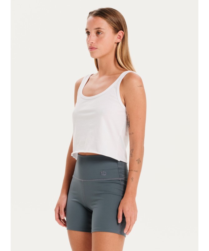 EMERSON SOLID WOMEN'S TANK CROP TOP - 6