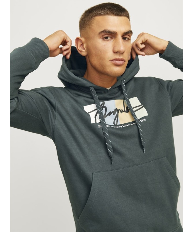 JACK & JONES ΑΝΔΡΙΚΟ ΦΟΥΤΕΡ ΜΕ ΚΟΥΚΟΥΛΑ - 3