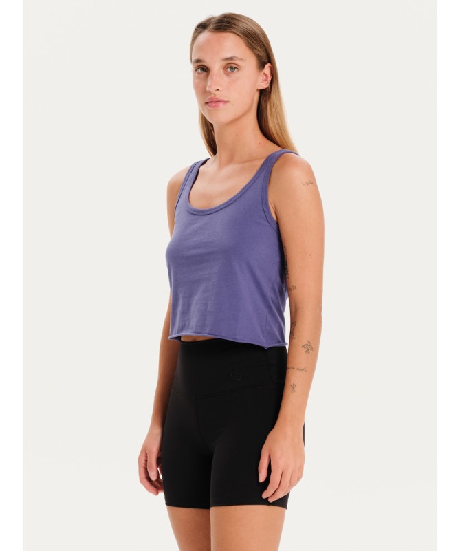 EMERSON SOLID WOMEN'S TANK CROP TOP - 10