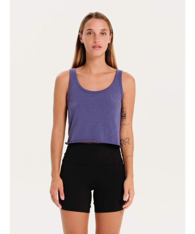 EMERSON SOLID WOMEN'S TANK CROP TOP - 11