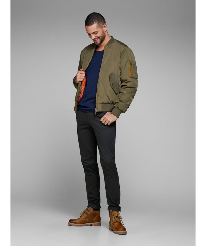 JACK AND JONES BOWIE BLACK CHINOS - 6