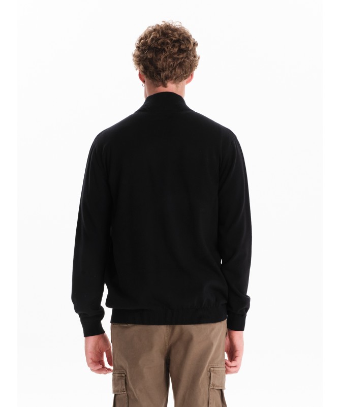 EMERSON MEN’S HIGH NECK FULL ZIP SWEATER - 252.EM79.92A - 4
