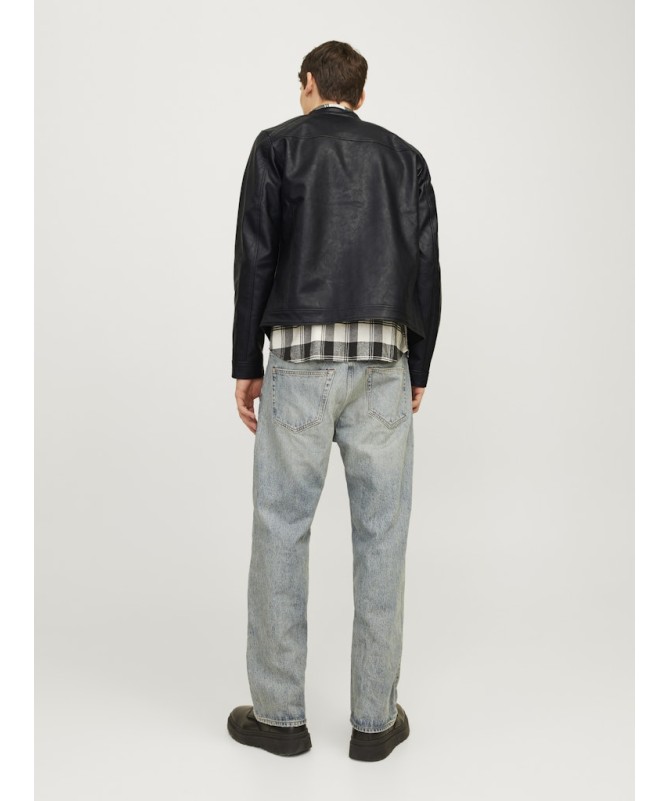 JACK AND JONES ΑΝΔΡΙΚΟ ΔΕΡΜΑΤΙΝΟ ΜΠΟΥΦΑΝ - 12261195 - 6