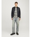 JACK AND JONES ΑΝΔΡΙΚΟ ΔΕΡΜΑΤΙΝΟ ΜΠΟΥΦΑΝ - 12261195 - 1