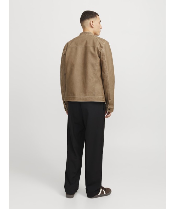JACK AND JONES ΑΝΔΡΙΚΟ ΔΕΡΜΑΤΙΝΟ ΜΠΟΥΦΑΝ - 12273244 - 6