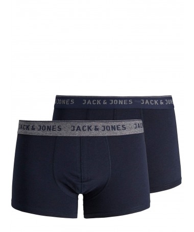 JACK AND JONES NAVY BOXERS 2 PACK - 1