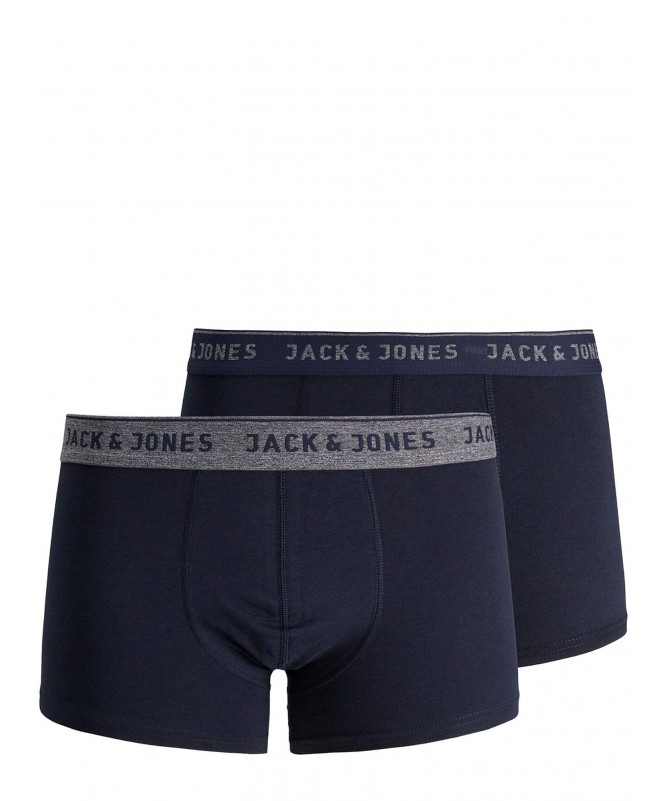 JACK AND JONES NAVY BOXERS 2 PACK - 1