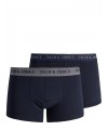 JACK AND JONES NAVY BOXERS 2 PACK - 1