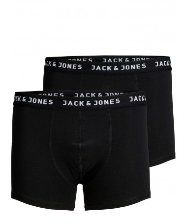 JACK AND JONES BLACK BOXERS 2 PACK - 1
