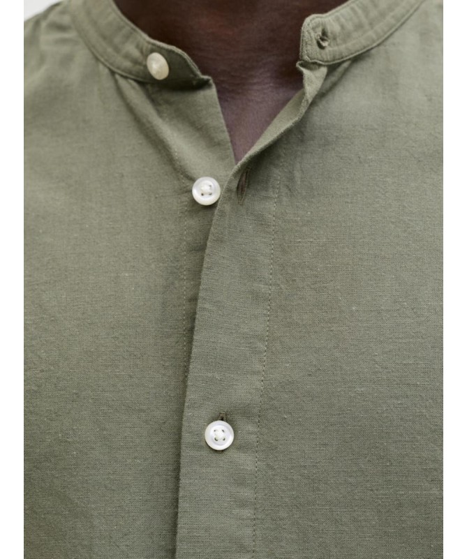 JACK&JONES ΑΝΔΡΙΚΟ ΠΟΥΚΑΜΙΣΟ ΛΙΝΟ - 3