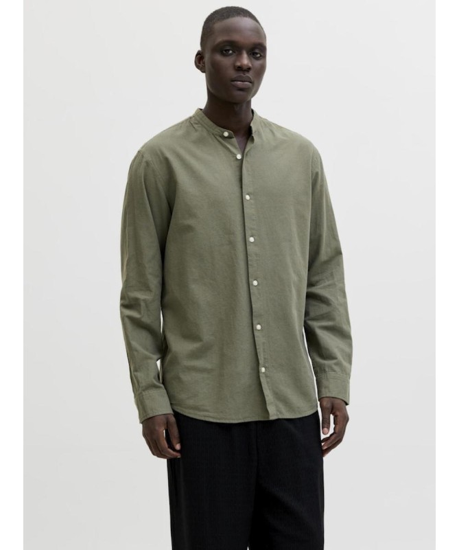 JACK&JONES ΑΝΔΡΙΚΟ ΠΟΥΚΑΜΙΣΟ ΛΙΝΟ - 1