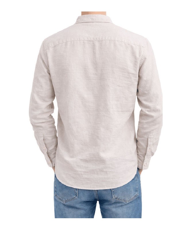 JACK&JONES ΑΝΔΡΙΚΟ ΠΟΥΚΑΜΙΣΟ ΛΙΝΟ - 12288601 - 5