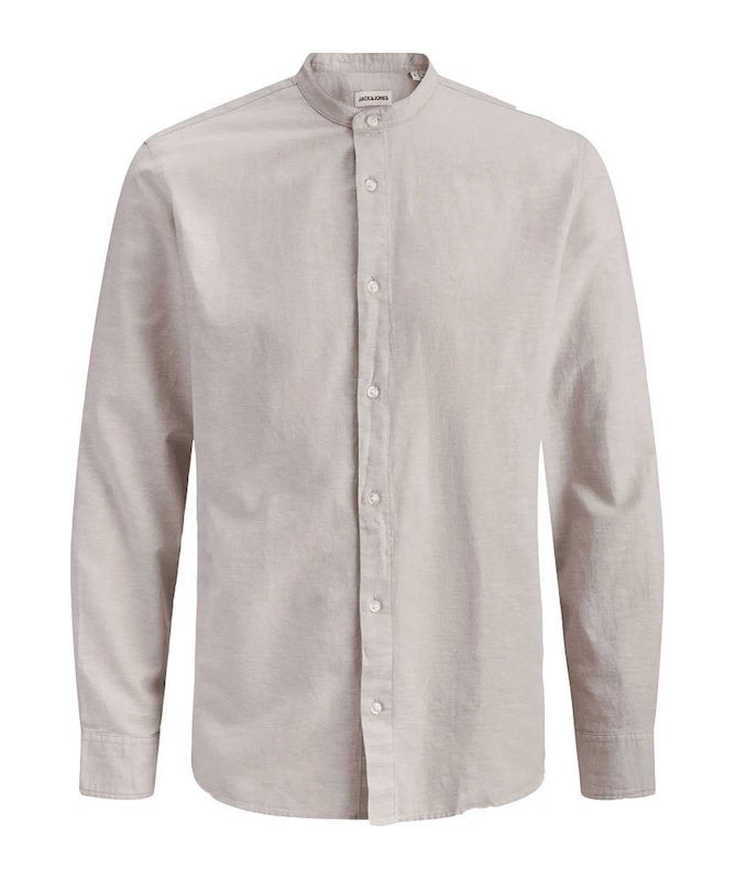 JACK&JONES ΑΝΔΡΙΚΟ ΠΟΥΚΑΜΙΣΟ ΛΙΝΟ - 12288601 - 4