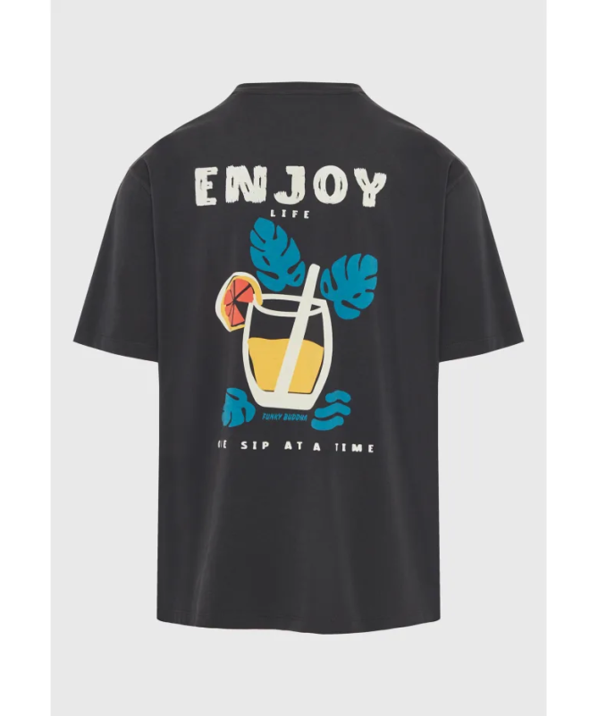 FUNKY BUDDHA ΑΝΔΡΙΚO T-SHIRT - FBM013-087-04 - 2