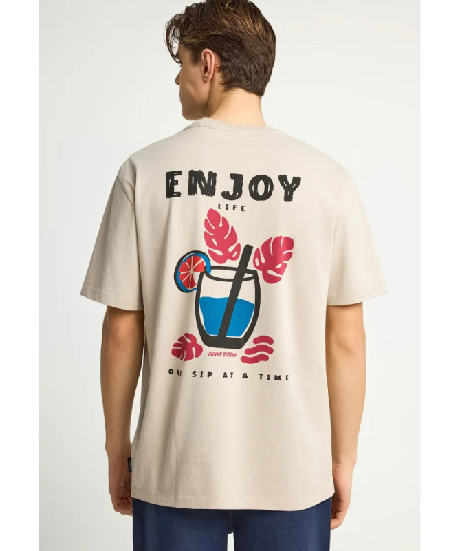 FUNKY BUDDHA ΑΝΔΡΙΚO T-SHIRT - 6