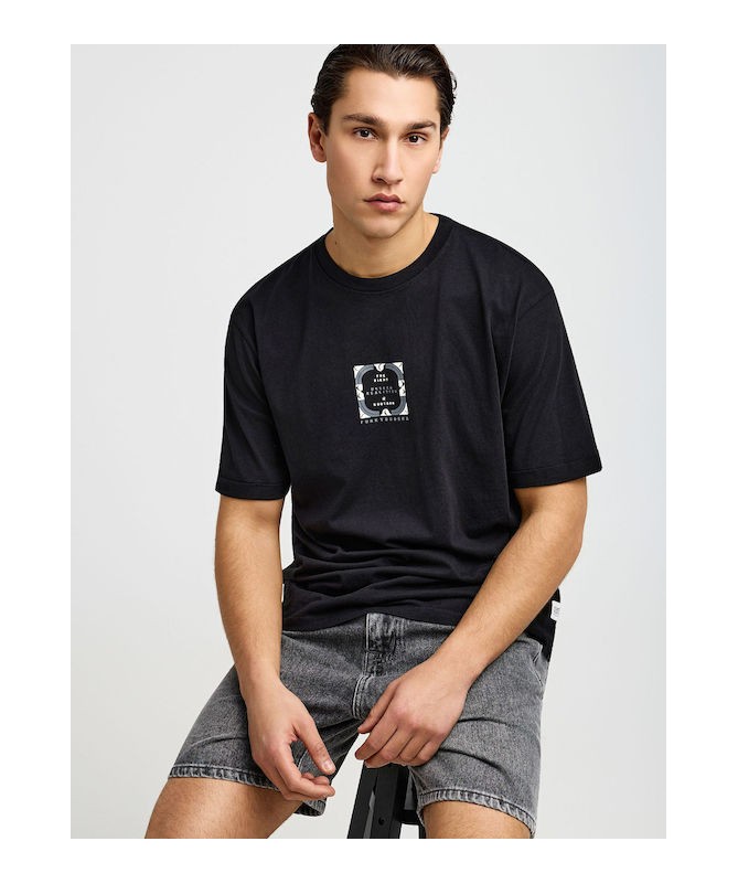 FUNKY BUDDHA ΑΝΔΡΙΚO T-SHIRT - FBM013-050-04 - 1