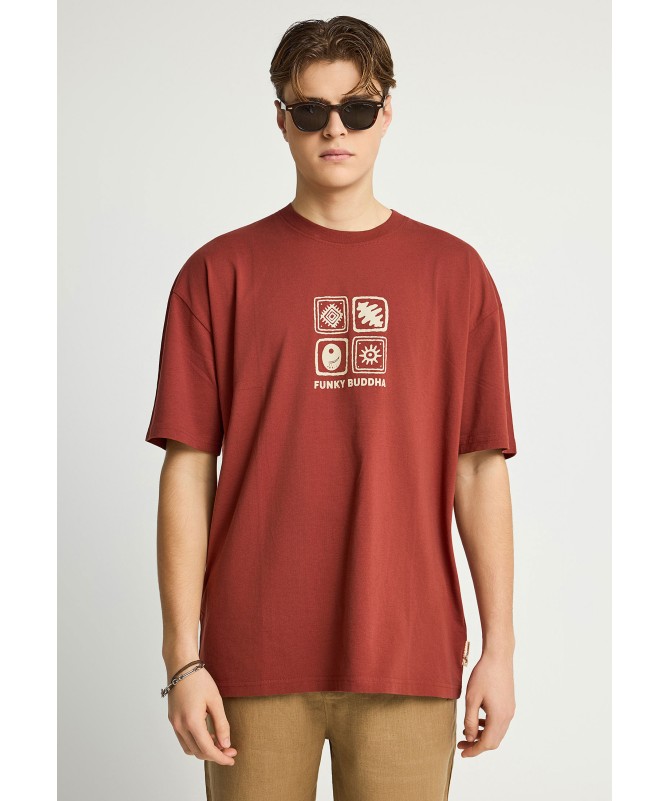FUNKY BUDDHA ΑΝΔΡΙΚO T-SHIRT - 1