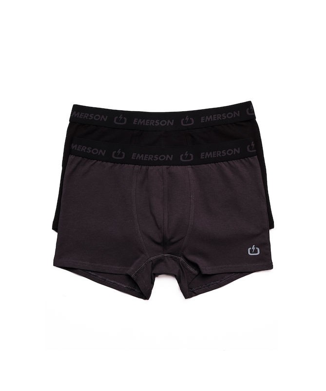 Emerson 2 Pack Men's Boxer Black Πακέτο 2 Τεμαχίων - 6