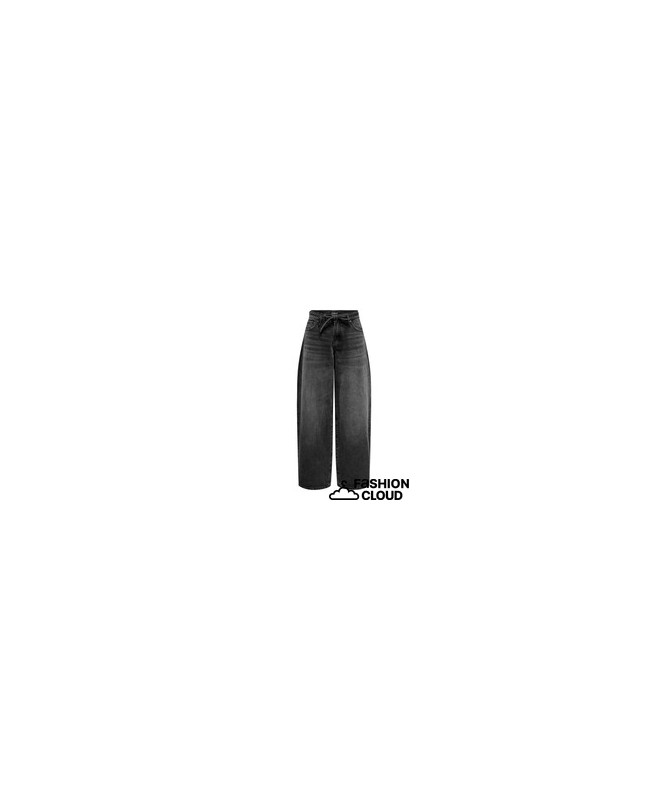 Only Ψηλόμεσο Τζιν Παντελόνι Loose Μαύρο 15347094 - 15347094 - 1